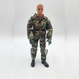 2001 Hasbro GI Joe Pawtucket US Air Force Camo With Boots & Green Gripping Hands